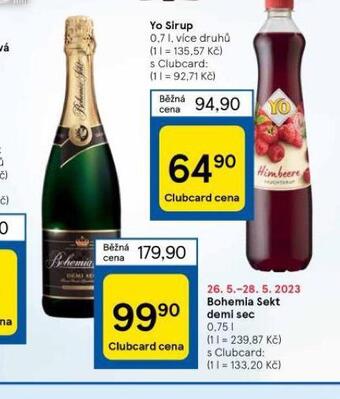 Tesco Bohemia sekt demi sec nabídka