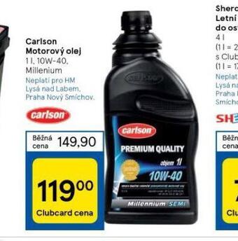 Tesco Carlson motorový olej 10w-40 nabídka