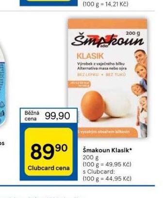 Tesco Šmakoun klasik nabídka