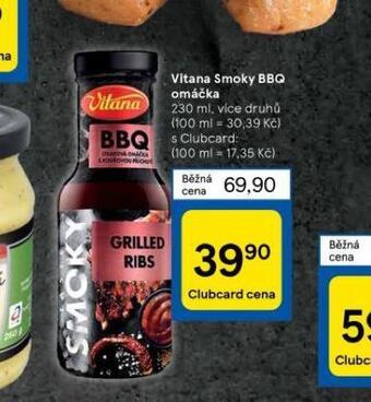 Tesco Vitana smoky bbq omáčka nabídka