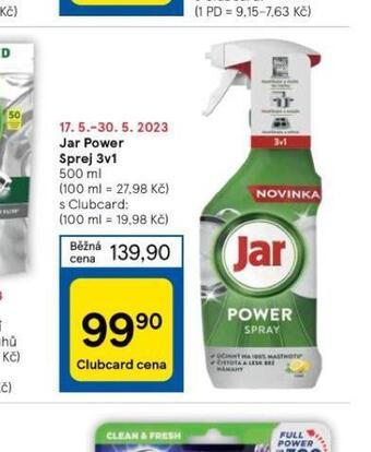 Tesco Jar power sprej 3v1 nabídka