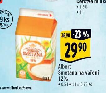 Albert Smetana na vaření nabídka