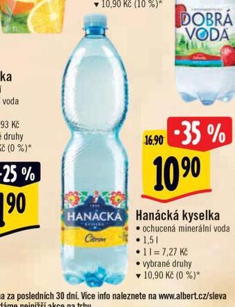 Albert Hanácká kyselka nabídka