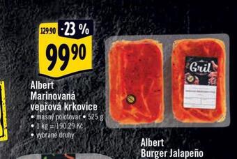 Albert Marinovaná vepřová krkovice nabídka