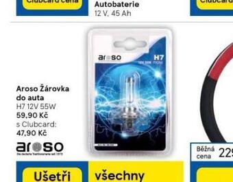 Tesco Aroso žárovka do auta h7 nabídka