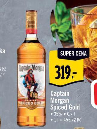 Albert Captain morgan spiced gold nabídka