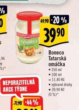 Albert Boneco tatarská omáčka nabídka