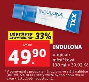 Lidl Indulona, 125 ml nabídka