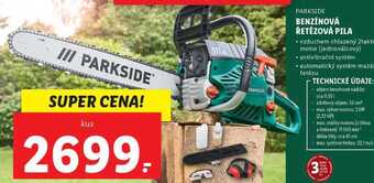 Lidl Benzínová řetězová pila nabídka