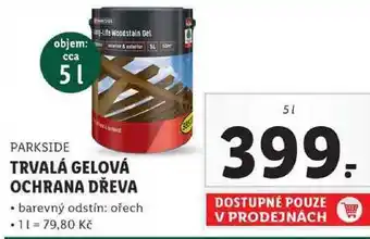Lidl Trvalá gelová ochrana dřeva, 5 l nabídka