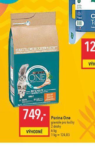 Globus Purina one granule pro kočky nabídka