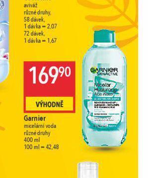 Globus Garnier micelární voda nabídka