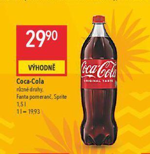 Globus Coca cola, fanta, sprite nabídka