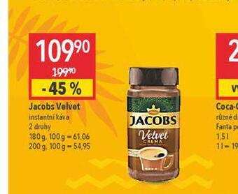 Globus Jacobs velvet instantní káva nabídka