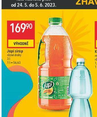 Globus Jupí sirup nabídka
