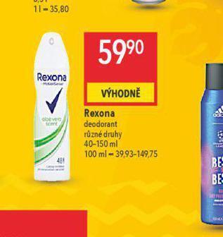 Globus Rexona deodorant nabídka