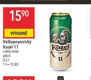 Globus Pivo velkopopovický kozel 11 nabídka