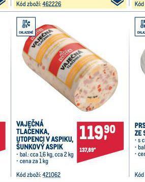 Makro Vaječná tlačenka nabídka