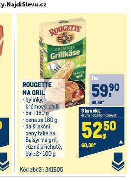 Makro Rougette na gril nabídka