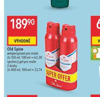 Globus Old spice antiperspirant nabídka