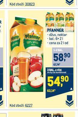 Makro Pfanner nabídka
