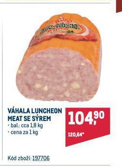Makro Váhala luncheon meat se sýrem nabídka