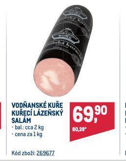 Makro Kuřecí lázeňský salám nabídka