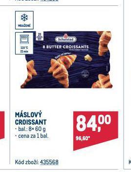 Makro Máslový croissant nabídka