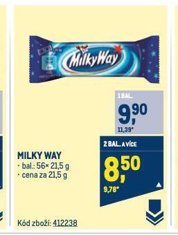 Makro Milky way nabídka