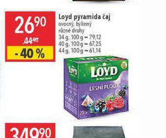Globus Loyd pyramidový čaj nabídka