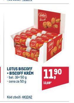 Makro Lotus biscoff sušenky nabídka