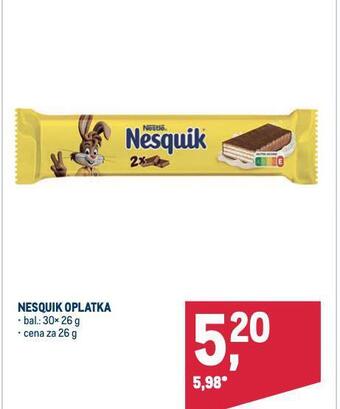 Makro Nesquik oplatka nabídka