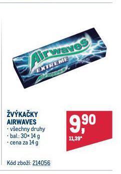 Makro Žvýkačky airwaves nabídka