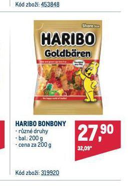 Makro Haribo bonbony nabídka