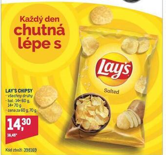 Makro Lay's chipsy nabídka