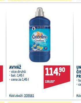 Makro Coccolino aviváž nabídka