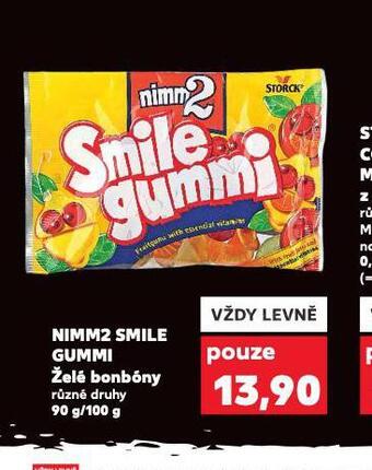 Kaufland Nimm2 smile gummi nabídka