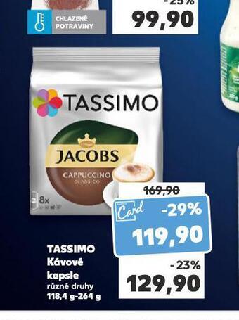 Kaufland Tassimo kávové kapsle nabídka