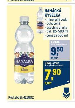 Makro Hanácká kyselka nabídka