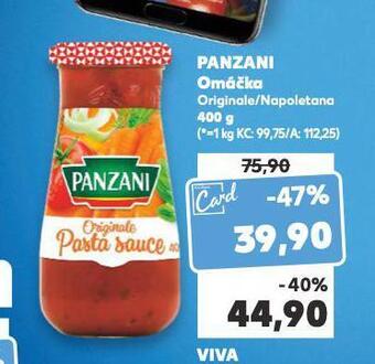 Kaufland Panzani omáčka nabídka