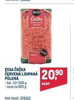 Makro Essa čočka nabídka