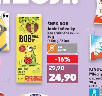Kaufland Šnek bob jablečné rolky nabídka