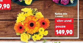 Kaufland Kytice mix nabídka