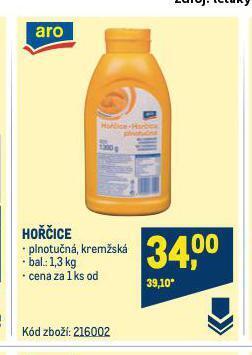 Makro Hořčice nabídka