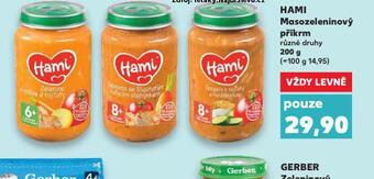 Kaufland Hami masozeleninový příkrm nabídka