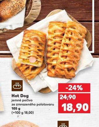 Kaufland Hot dog nabídka
