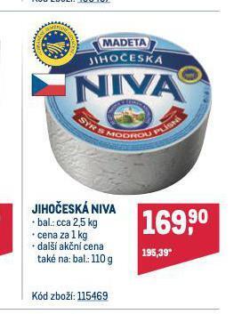 Makro Jihočeská niva nabídka