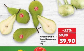 Kaufland Hrušky migo nabídka