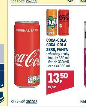 Makro Coca-cola zero nabídka