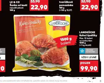 Kaufland Kuřecí špalíčky nabídka